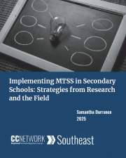 Implementing MTSS in Secondary Schools brief cover